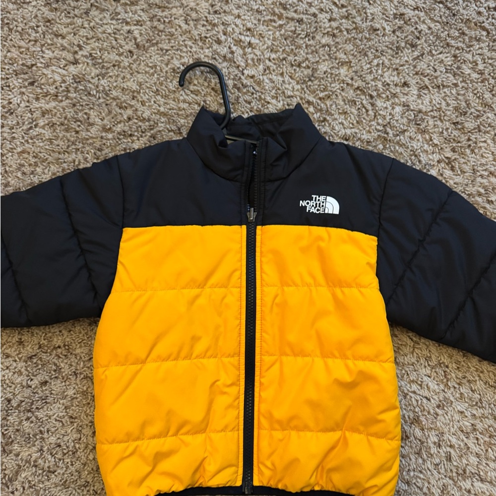The North Face Kids Puffer Jacket in Yellow and Black